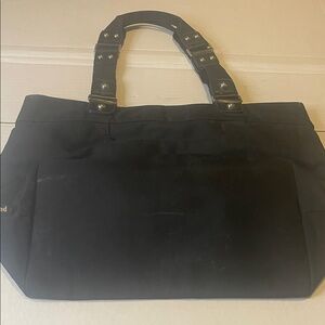 Unlisted Black Women's Hobo Bag with Studded Straps